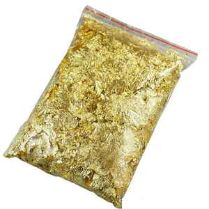 Crafts Decorations # 2.5 86% Copper Flake Imitation Gold Leaf for Handmade Art 20 Grams Per Bag Folk Art Metal Europe