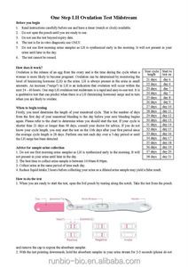 LH Surge test, test di ovulazione; prezzo basso; alta qualità; striscia, cassette; carta; midstream - Product Image 3