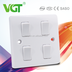 Electricidad baquelita interruptor de pared moderna 4 Gang 2 interruptor manera - Product Image 1