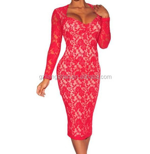Ladies Western <strong>Dress</strong> Designs <strong>White</strong> Lace Knee Length Party <strong>Dresses</strong> on Sale - Product Image 5