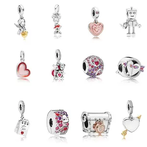 Hoge Kwaliteit Europese Charms Diy 925 Sterling Zilveren Sieraden Voor Vrouwen