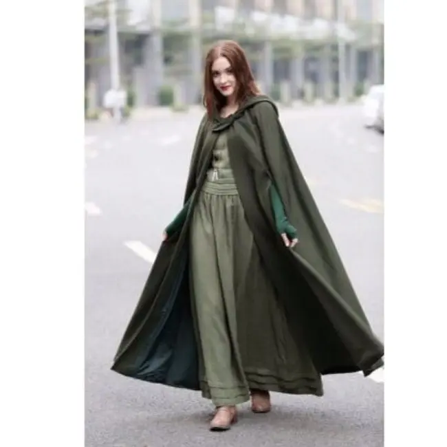 Damen Design vorne offen Dame Winter Umhang ausgefallene Trenchcoats Frauen Winter lange Mäntel Umhänge A405