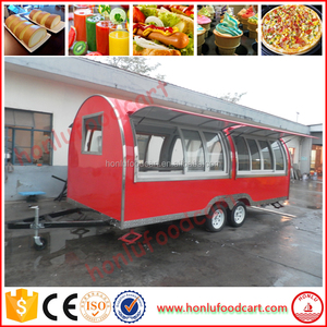 Fácil de operar <span class=keywords><strong>en</strong></span> movimiento cocina cesta grande espacio de camiones de comida remolque móvil de alimentos - Product Image 1