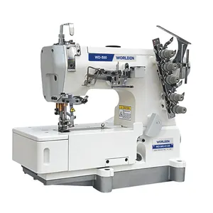 WD-500-01CB 500-01cb/Put/Dd High-Speed Flat-Bed Interlock Industriële Naaimachine Voor Cover Naaien Met Auto Trimmer