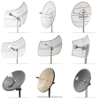 Antena direccional parabólica de alta ganancia de 2.4g wifi para exteriores, puente de red de 24dBi, antena de rejilla de alta ganancia de larga distancia.