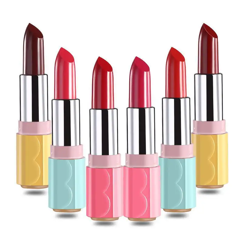 Yanqina Wholesale Price Fashion Color Lipstick Moisturizing Lipstick Vegan Lip Makeup Organic Lipstick