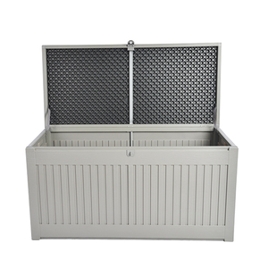 VERTAK 270L indoor and outdoor cushion storage plastic box/garden storage container for seats