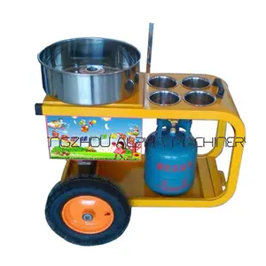 Professional battery operated flower cheap gas cotton candy floss machine for sale/marshmallow machine