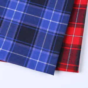 China new winter soft design for school uniform polyester shirting fabric check