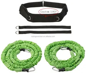 Running Rubber Latex Bungee Jumping Loop Elastic Cord Belts Hooks Set for Sale