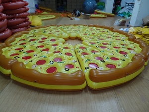 Tapis flottant gonflable personnalisé Jouets flotteur de piscine de <span class=keywords><strong>pizza</strong></span> - Product Image 2