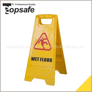 Precaución piso mojado un signo <span class=keywords><strong>de</strong></span> pie libre board limpieza en <span class=keywords><strong>curso</strong></span> <span class=keywords><strong>de</strong></span> doble cara - Product Image 2