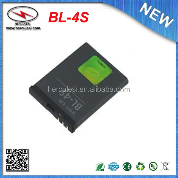 LITHIUM-IONEN AKKU BL-4S FÜR NOKIA X3-02 2680/3600 RUTSCHE 3710 FALTEN 7020 7100 7610 BATTERIE