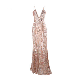 Women Custom Ladies Sexy Ball Gown Gold <strong>Plus</strong> <strong>Size</strong> Wedding Dress Luxury Evening Dresses - Product Image 4