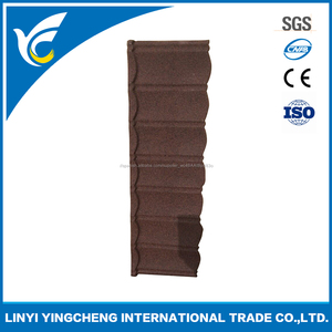 Piedra recubiertos de <span class=keywords><strong>metal</strong></span> del techo baldosas y pvc canal de la lluvia - Product Image 3