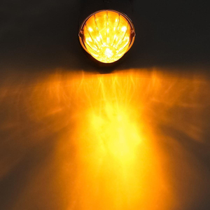 1 * pcs 17led Amber Waterproof Chrome Cab Marker Clearance Light pour Heavy Duty Truck pour Kenworth pour Freightliner pour Volvo - Product Image 6