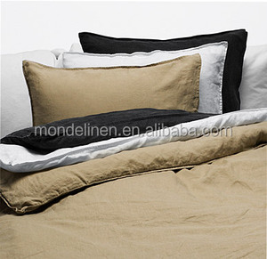 100% Stone Washed Pure Linen <strong>Bed</strong> <strong>Sheet</strong> <strong>Flat</strong> <strong>Sheet</strong> - Product Image 4