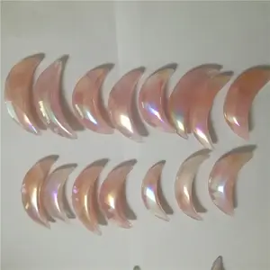 Vente en gros de petites lunes en cristal d'aura d'ange en quartz rose pour cadeaux - Product Image 5