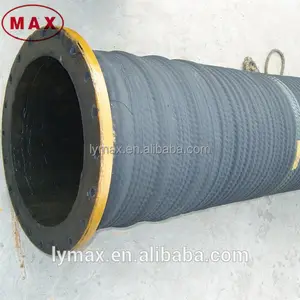 Anti-estática flexible DN200-800mm de alta presión alambre de acero espiral manguera de goma