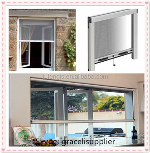 Compra a granel de posicionamiento automático arriba-abajo mosquitera para ventanas correderas de rodillos - Product Image 4