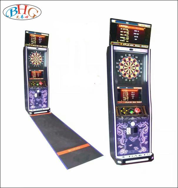 . New arrival play online coin operated soft tip dartboard dart board machines for bar and amusement center