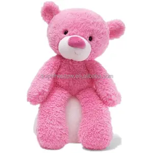 Vários Novo Produto Logotipo Sorriso Engraçado Macio Stuffed Animal Toy Personalizado Brinquedo De Pelúcia Rosa de Pelúcia Gigante Urso De Pelúcia