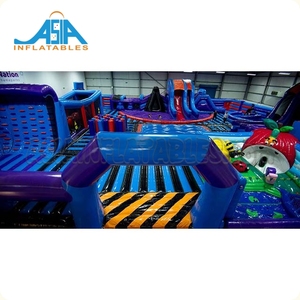 Parque de Atracciones inflable de uso comercial, juegos de cama elástica/parque temático inflable más <span class=keywords><strong>grande</strong></span> para interiores - Product Image 4