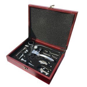 Tất Cả Trong Một Hộp Gỗ Opener Rượu Phụ Kiện Bộ Quà Tặng - Product Image 3