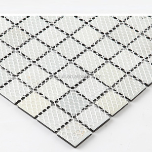 Azulejos de mosaico de cristal negro para pared o suelo
