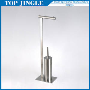 Ensemble de porte-mouchoirs et caoutchouc pour toilettes en métal moderne - Product Image 2