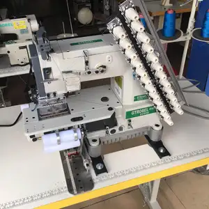 Factory Verkoop Nieuwe GDB-13032P Elastische Interlock Naaimachine Met Automatische Expander Prijs Is Zeer Goed