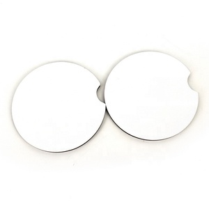 Fondo de corcho para posavasos de coche, blanco brillante, sublimación en blanco, mdf, fácil de quitar - Product Image 4