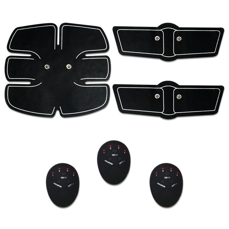 6 Paket Abs Toner Wireless Ab Trainer Ems taille Trimmer Elektronische Bauchmuskeln Stimulation Ab Gürtel Für Männer mann