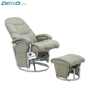 Hemşirelik Koltuğu Dönüştürülebilir Bebek Sallanan Sandalye Kayar Koltuk Masajlı Yatar Koltuk Ayak Taburesi Suni Deri Oturma Odası Yatak Odası İçin - Product Image 5