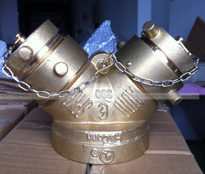 4 "x2.5" x2.5 "vòi chữa cháy <span class=keywords><strong>Siamese</strong></span> kết nối - Product Image 3