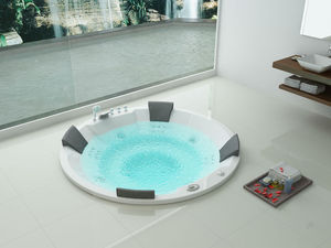 Baignoire <span class=keywords><strong>de</strong></span> massage Balneo Acrylique noir <span class=keywords><strong>ou</strong></span> <span class=keywords><strong>blanc</strong></span> encastrable - Product Image 1