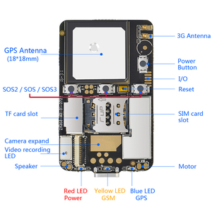 Último Modelo <span class=keywords><strong>Topin</strong></span> 365GPS ZX808, Placa PCB de Rastreador GPS Inteligente Android 5.1 3G - Product Image 4