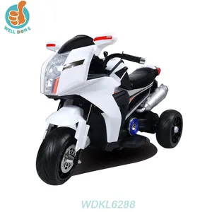 WDKL6288 Hot Sale Cheap Chinese Cool Toys Kids Electric Racing 3 Wheel Motorcycle/Motor Scooters