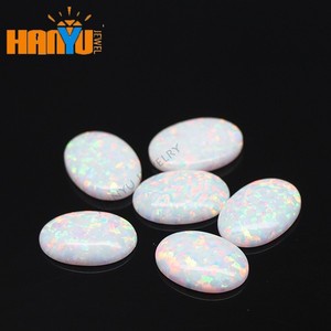 Offre Spéciale Synthétique Undirlled Feu opale Cabochon Opale <span class=keywords><strong>Prix</strong></span> Bas De La Pierre D'opale blanche - Product Image 2