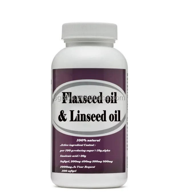 विरोधी कैंसर Flaxseed तेल निकालने Softgel, Flaxseed तेल नरम कैप्सूल