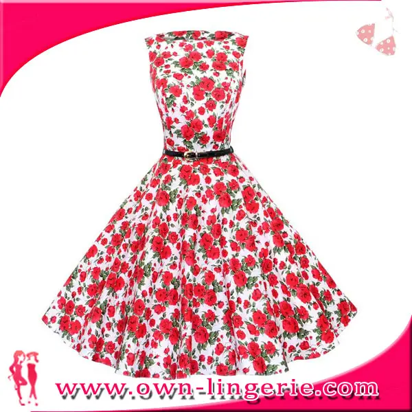 Kophia Rockabilly Pinup Retro Vintage elbise 50s 60s askı elbise Audrey Hepburn çiçek baskı elbise