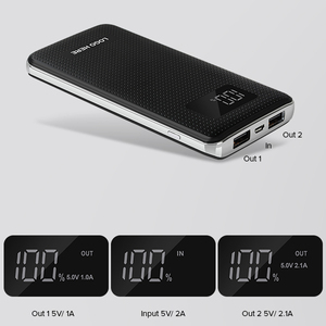 más vendidos productos en alibaba carga portátil 10000mah banco de energía de pantalla LCD - Product Image 1