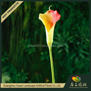 The household decors artificial PU flowers bulbs on lilies Lily Calla from the wedding's least wholesale - Product Image 2