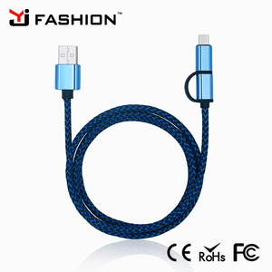Il cavo di sincronizzazione del USB del cavo del USB di tipo <span class=keywords><strong>C</strong></span> ha intrecciato il nylon all'ingrosso 1m 2 in 1 veloce veloce di <span class=keywords><strong>c</strong></span> - Product Image 2