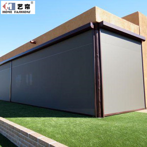 Zipper Lock Rollos China Lieferanten Hersteller Großer Reiß verschluss Kanal Elektromotor Outdoor Adjust Light und Sun Shade