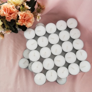 Unscented <span class=keywords><strong>Tea</strong></span> Lights 100/Pkg Bianco Tealight Candele - Product Image 3