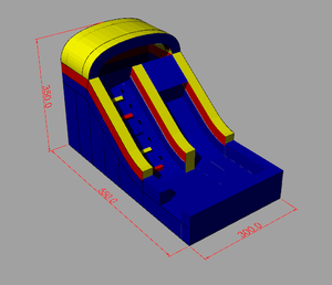2025 vui nhộn và mới Inflatable nhảy Combo trượt với chất lượng tốt nhất - Product Image 5