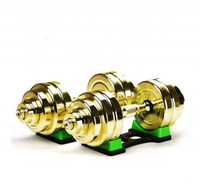 Haltères de gymnastique 20 kg/30kg/50kg réglables, ensemble d'haltères en fer