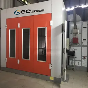 Chauffage électrique cabine de pulvérisation de voiture industrielle équipement de peinture automatique cabine de four de cuisson