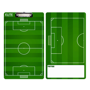 OEM uitwisbare groene <span class=keywords><strong>plastic</strong></span> klembord met pen houder magnetische voetbal coaching board - Product Image 5